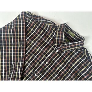 Orvis Sporting Traditions Plaid 100% Cotton Men's XL Long Sleeve‎ Button Shirt